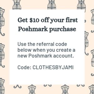 $10 off first time Poshmark purchase